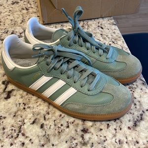 Adidas Samba Silver Green (W)